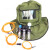 定制供气式防毒面具面罩全面罩喷漆喷塑化工化学打磨防粉尘披肩防尘帽 A2+AFBM套件