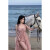 NQSQ适合旅游拍照的裙子女夏季海边度假沙滩裙三亚仙气不规则裙摆挂脖 裸粉色 s