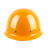 懒牛安全帽工地国标ABS 烤漆玻璃钢钢钉黄色 工地建筑领导用头盔