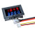 DC0-200V10ALED双数显电压电流表头高精度双显四位电流电压表 红红显示0200V（黑壳）