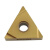京瓷数控高光刀TNGG160404R-S PV720外圆三角形陶瓷涂层精车刀片 反刀TNGG160402L-SR0.2刀尖