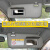 元族适用于丰田14-20款卡罗拉致炫威驰前挡遮阳板带化妆镜汽车挡阳板 米黄遮阳板卡扣