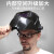 屹禧电焊防护罩眼镜焊帽面罩焊工自动变光镜片全脸头戴式氩弧焊帽专用 紫色 #20