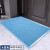 地毯入户门垫室外防滑商用地垫PVC丝圈防水脚垫环保金 水蓝色[防晒防寒不 100 x 120cm