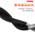 豫选工品 包塑金属软管 加厚电线电缆穿线管 防水绝缘阻燃耐高温 黑色波纹管 每盘15米 32mm