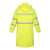 冰禹 长款风衣式雨衣 1件黄色 连体连帽安全反光 XL