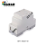 开关盒PLC工控盒电器盒ABS阻燃材料外壳标准导轨接触器BRT80001 A1米白色 A1无散热孔