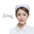 者也 护士帽薄款燕尾加厚医生帽实习护士长帽 粉色