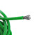 安达通 钢丝绳 pvc涂塑绿色包塑钢丝绳 10毫米（30公斤约145米）/卷 