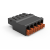 易联购2.54间距联捷插拔式接线端子PCB阻燃印刷电路板连接器弯针LC8+LZ8R-3P