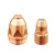 SMVP重型p80等离子割嘴LGK100-120A割枪配件铪丝电极割咀加厚喷嘴 真极棒1.3孔（50套）