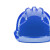 诺瑞斯安安全帽 新国标ABS 三筋透气蓝色 可定制 工地建筑工程施工