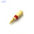 音频接线柱 4mm香蕉插头座 发烧级HiFi音响配件 免焊接线端子 铜（红）
