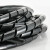 稳斯坦 PE塑料缠绕管 电线线束保护带 16MM 黑色5米/卷×2卷 WJL73