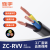 胜宇电线电缆多芯护套线软线照明插座电线铜芯线充电桩电缆线【ZR-RVV2*4平方软线10米】
