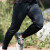 冬季户外运动裤男跑步长裤健身裤休闲跑步专用 浅灰色 XL