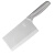 定制适用菜刀厨房刀具不锈钢厨师专用斩切两用切片切肉切菜刀砍骨 白 60°以上 18cm 125mm