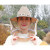 防蜂帽牛仔帽养蜂帽蜜蜂帽防蜂服蜂衣防火面网罩中蜂养蜂工具约巢 蜂养蜂工具