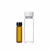 boliyiqi 透明螺口玻璃瓶棕色试剂瓶样品瓶种子瓶2-60ml 黑盖30ml棕色100只/包 