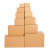 荣驭 纸箱定制快递打包搬家箱半高箱盒子定制扁平纸箱包 装盒定做 S4（360*300*250mm）（300个）