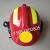 YHGFEE17统型抢险救援安全帽ABS应急救援消防安全帽防砸耐冲击防火地震 红色安全帽+灯架