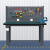 欧思泰 工作台重型钳工台电子维修桌实验室试验台流水线操作台 1.2米+单挂板 工业灰