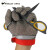 304不锈钢钢环手套 不锈钢网链手套防电锯屠宰机械防割5级防切割 XS绿腕带