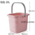 塑料加厚长方形手提水桶大号桶拖把桶塑料桶小方桶 粉色20L