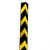 布尔诺曼 橡胶护角护墙角护角胶条 橡胶护角	 80公分高10公分宽厚度0.6  黄黑