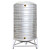 定制定制304不锈钢加厚水桶水箱储水桶立式太阳能楼顶蓄水酒罐水 78cm直径*高1.9米*0.8吨
