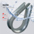 美和/TOHO G411标准钢丝绳套环保护套三角环 银白色 1/8(电镀锌) 45天