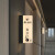 卫生间发光门牌订制洗手公共厕所灯箱男女标识双面定制LED指示牌 侧装双面16.5x37cm充电款 0.1x0.1cm