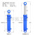 定制液压油缸8吨实心电镀铬重型双向升降顶配件大全 内径80 杆径50 行程250 实心电镀