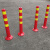 德岐 PE塑料警示柱 交通设施防撞柱 反光柔性道路警示柱 道口停车位隔离柱72cm