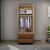 仙克新中式实木衣柜衣橱小户型现代简约卧室两门储物柜小衣柜 四门衣柜[1.6米]胡桃色 包入户