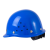 曼影工地安全帽ABS头盔定制加厚透气工作帽监理头盔建筑工程施工领导保护帽 玻璃钢(蓝色)