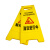 比鹤迖 BHD-7749 A字牌警示牌 黄色安全警示标识 正在清洁600*210*300 1只