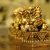 TOYSAGA铜艺世家全黄铜狮子摆件一对中式故宫瑞狮北京狮家居客厅装饰品 8cm古铜色（雄狮）