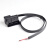 OBD2 Cable 30cm-1.5m公头电源线开口线 OBD16Pin针接口 连接线 直头公头电源开口线30厘米