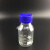试剂瓶100/250/500/1000ml蓝盖试剂瓶丝口透明带刻度耐高 100ml透明 100ml透明