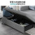 顾格可折叠沙发床两用伸缩沙发 小户型铁架布艺沙发H01-170含储物箱