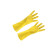 庄太太【L】黄色橡胶手套