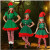 叶余儿童圣诞服装男女童幼儿精灵服亲子装表演圣诞化装舞会舞蹈演出服 绿色男款 90