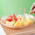 荼白水果叉套装水果签一次性塑料两齿家用吃水果蛋糕甜品叉点心小叉子 粉色水果叉袋装+瓶装(共100支)