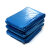 加厚工物业环保厨余分类垃圾清洁塑料袋平口红黄蓝绿灰色100L 蓝色100L厚4丝50只 默认1