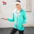 浩沙（hosa）运动卫衣女连帽开衫拉链外套跑步训练健身运动夹克 浅绿色 XL(高168-173cm/重60-68KG)