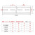 电气安装导轨35mm标准C45钢轨配电箱元件U形铝卡槽DIN卡固德力西 导轨固定件 [5只装]