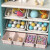 豚鹿儿童玩具收纳架家用多层置物架幼儿园书包柜宝宝绘本书架分类整理 魔法屋收纳架【维也纳白】组合3