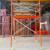 广告装修门型脚手架 加厚龙门架建筑工地移动架子龙门架 红色大架1.93米整套带1板