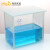 高硼硅玻璃层析缸 耐酸碱耐高温薄层色谱展开缸 单/双槽P/P-1型 双槽P-1型200*200(含盖)